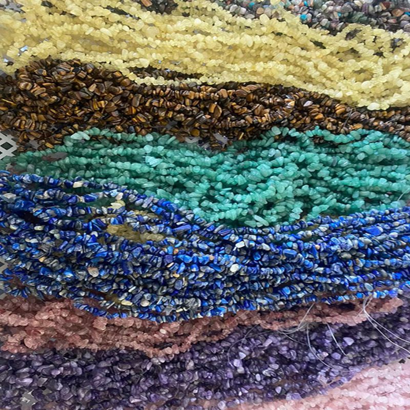 Jewelry Making Drill - Natural Drilled Crystal Chips Rough Gemstone