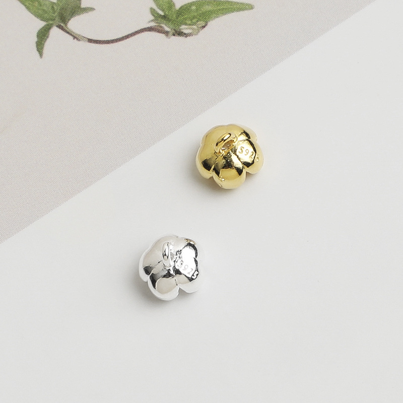 925 Sterling Silver Mini Flowe - Jewelry Making In La 评论和价格
