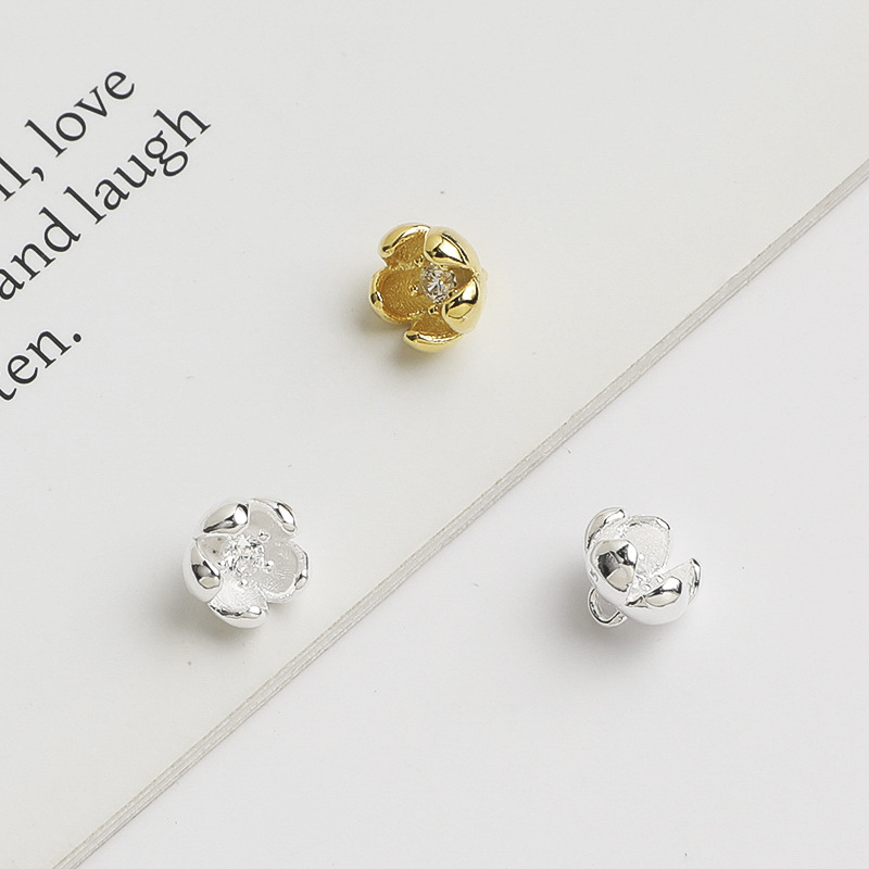 925 Sterling Silver Mini Flowe - Jewelry Making In La 评论和价格