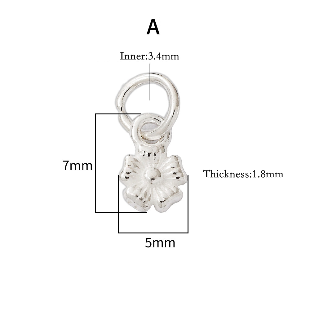 925 Silver Small Charms Retro  - Jewelry Making In La 评论和价格