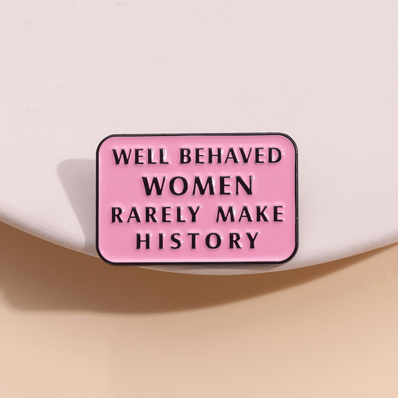 Women Girl Power Enamel Pins F - Jewelry Making History 评论和价格