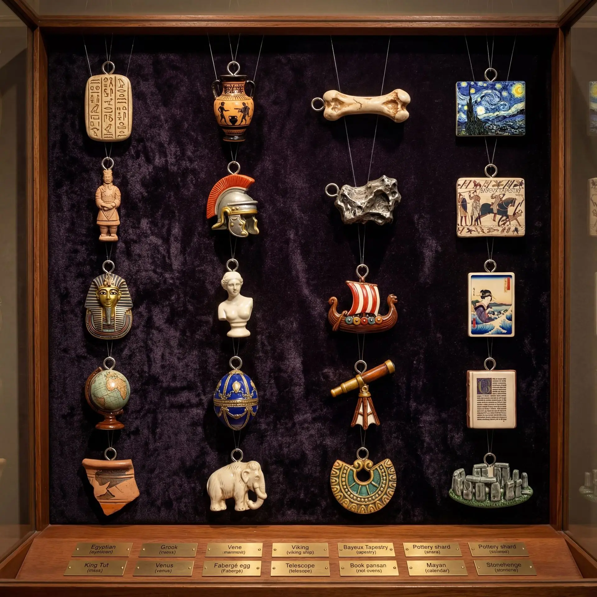 Mini Pendant Antique World His - Jewelry Making History 评论和价格