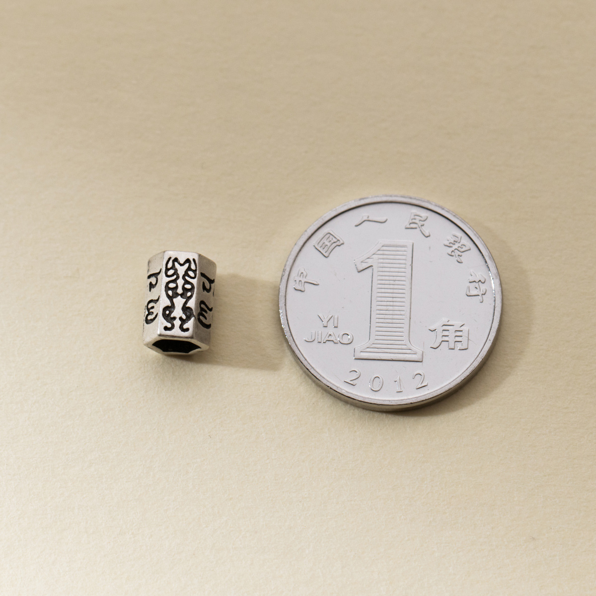 925 Silver Beads Retro Engrave - Jewelry Making In La 评论和价格