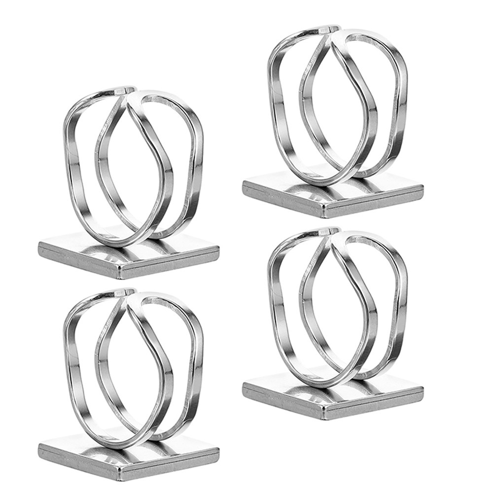 4Pcs Square Bezel Stainless St - Jewelry Making Gemstones 评论和价格