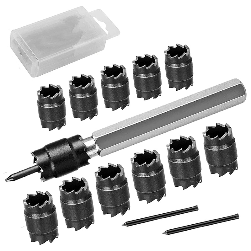 14-Piece Double-Sided 3/8Inch  - Jewelry Making Drill 评论和价格
