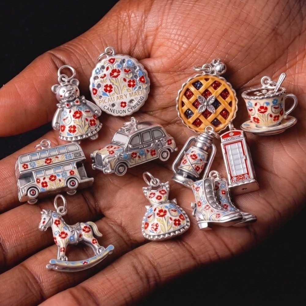 Chic Stainless Steel Cartoon P - Jewelry Making London 评论和价格
