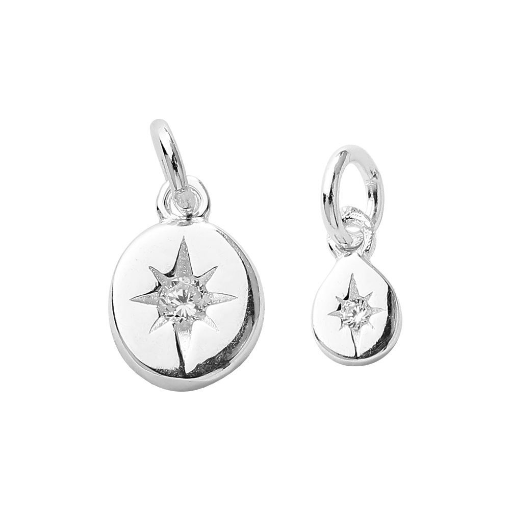 925 Silver Star Charm 925 Silv - Jewelry Making In La 评论和价格