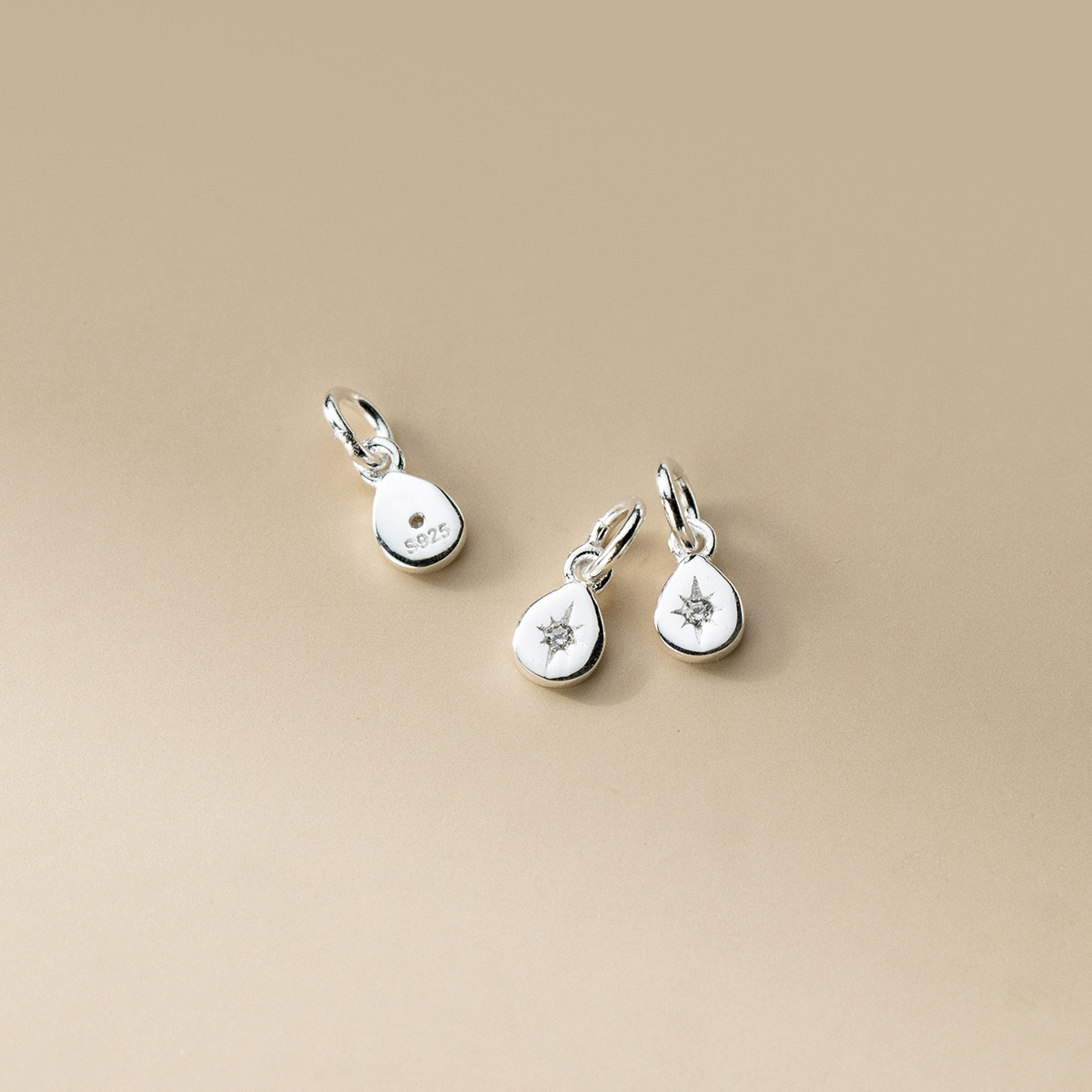 925 Silver Star Charm 925 Silv - Jewelry Making In La 评论和价格