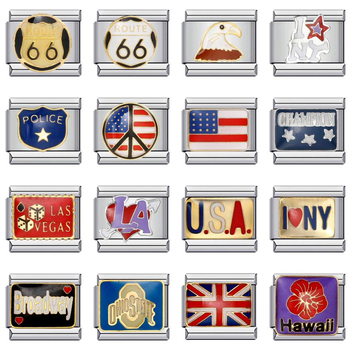 New Fashion USA America LA Cha - Jewelry Making In La 评论和价格