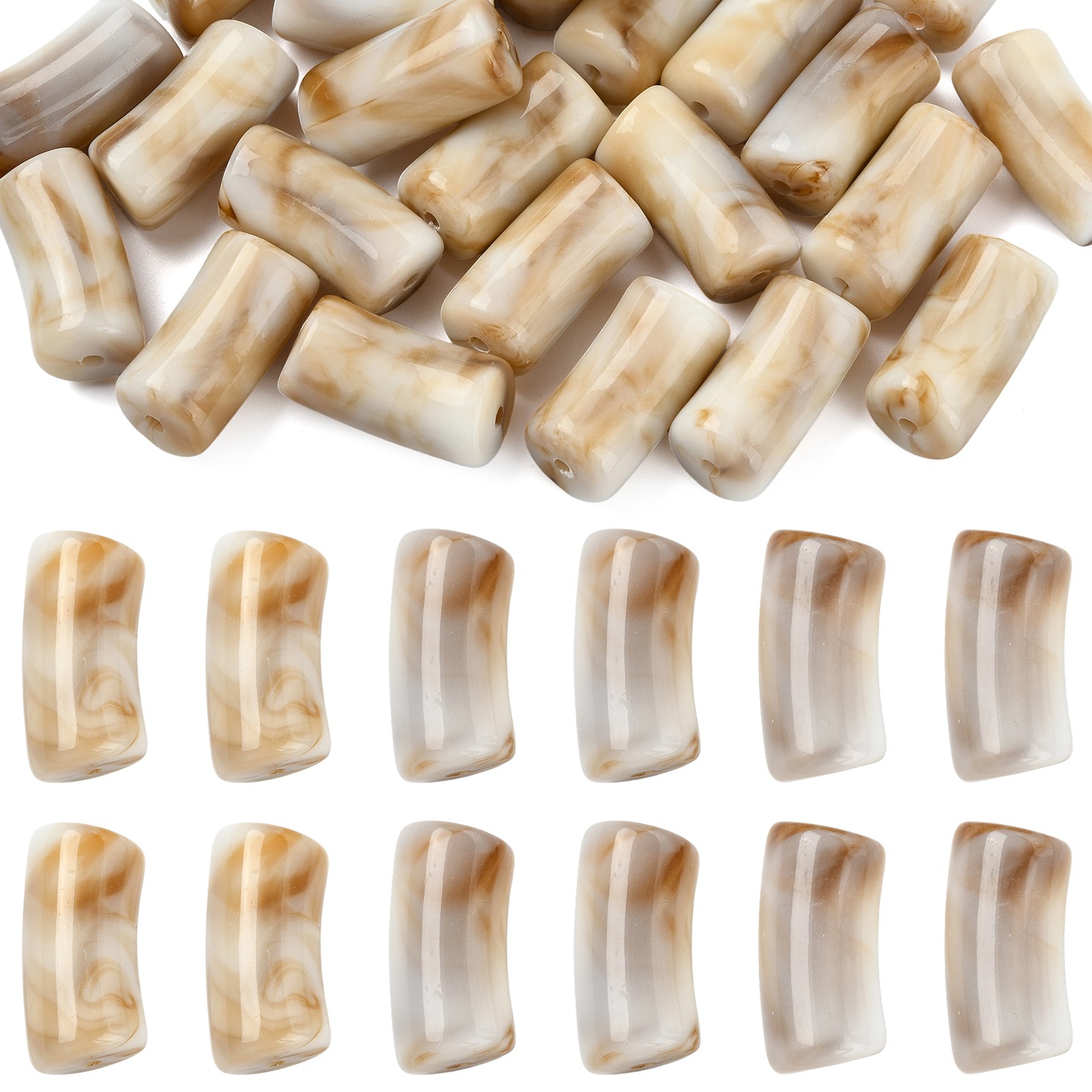30Pcs Acrylic Imitation Gemsto - Jewelry Making Gemstones 评论和价格