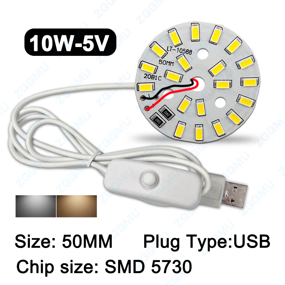 DCV LED Chip 3W 5W 10W USB Swi - Jewelry Making Board 评论和价格