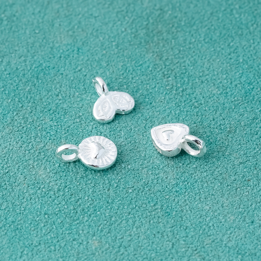 925 Sterling Silver Heart & Fi - Jewelry Making In La 评论和价格