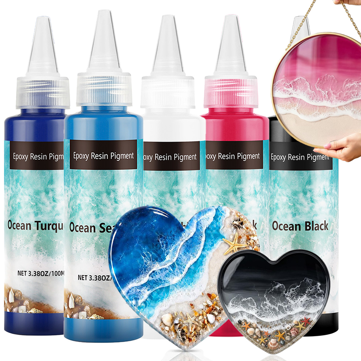 Deep Blue Epoxy Resin Pigment  - Jewelry Making Board 评论和价格